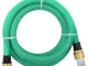 vidaXL Tubo di Aspirazione con Connettori in Ottone 4 m 25 mm Verde