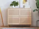 vidaXL Ante a Lamelle 4 pz in Legno Massello di Pino 39,5x59,4 cm