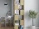 vidaXL Libreria/Divisorio Rovere Sonoma 60x24x186 cm in Truciolato