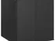 vidaXL Contenitore da Giardino in Rattan PE 100x97,5x104 cm Nero