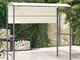 vidaXL Gazebo con Tetto 220x110x200 cm Crema