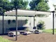 vidaXL Pergola da Giardino con Tetto Retrattile 4x3 m Crema