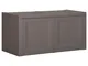 vidaXL Baule per Cuscini Grigio 86x40x42 cm 85 L