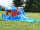 Happy Hop Parco Giochi Gonfiabile Bagnato e Asciutto 590x390x225cm PVC