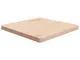 vidaXL Piano Tavolo Quadrato 60x60x4 cm Massello Rovere Non Trattato