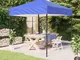 vidaXL Tenda per Feste Pieghevole Blu 2x2 m