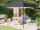 vidaXL Tenda per Feste Pieghevole Antracite 3x3 m