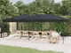 vidaXL Tenda per Feste Pieghevole Antracite 3x6 m