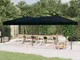 vidaXL Tenda per Feste Pieghevole Nero 3x6 m