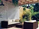 vidaXL Set Divani da Giardino 6 pz con Cuscini in Polyrattan Marrone