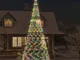 vidaXL Albero di Natale Pennone Colorato 3000 LED 800 cm