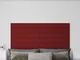 vidaXL Pannelli Murali 12 pz Rosso Vino 90x15 cm Tessuto 1,62 m²