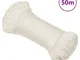 vidaXL Corda da Lavoro Bianca 8 mm 50 m in Polipropilene