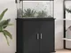 vidaXL Supporto per Acquario 81x36x73 cm in Legno Multistrato Nero