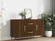 vidaXL Credenza Rovere Marrone 100x36x60 cm in Legno Multistrato