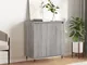 vidaXL Credenza Grigio Sonoma 60x35x70 cm in Legno Multistrato