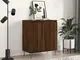 vidaXL Credenza Rovere Marrone 60x35x70 cm in Legno Multistrato