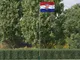 vidaXL Asta e Bandiera Croazia 5,55 m Alluminio