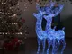 vidaXL Renne di Natale XXL in Acrilico 250 LED 2 pz 180 cm Blu