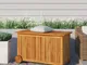 vidaXL Contenitore Giardino con Ruote 90x50x58cm Legno Massello Acacia