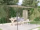 vidaXL Gazebo Beige 3x3 m 180 g/m² Tessuto e Acciaio