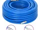 vidaXL Tubo d'Aria Blu 0,6" 20 m in PVC