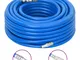 vidaXL Tubo d'Aria Blu 0,7" 2 m in PVC