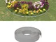 vidaXL Bordature da Giardino 2 pz Grigie 10 m 10 cm in Polietilene