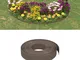 vidaXL Bordature da Giardino 4 pz Marroni 10 m 10 cm in Polietilene