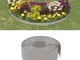 vidaXL Bordature da Giardino 2 pz Grigie 10 m 20 cm in Polietilene