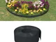 vidaXL Bordature da Giardino 5 pz Nere 10 m 20 cm in Polietilene