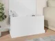 vidaXL Contenitore Portaoggetti Bianco 70x40x38 cm Legno Multistrato