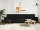 vidaXL Divano Letto a L Nero 271x140x70 cm in Velluto