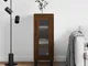 vidaXL Credenza Rovere Marrone 34,5x34x90 cm in Legno Multistrato