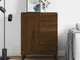 vidaXL Credenza Rovere Marrone 69,5x34x90 cm in Legno Multistrato