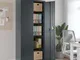 vidaXL Armadio Classificatore Antracite 90x40x200 cm in Acciaio