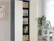 vidaXL Armadio Classificatore Antracite e Bianco 90x40x200 cm Acciaio