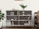 vidaXL Credenza Grigio Sonoma 103,5x35x70 cm in Legno Ingegnerizzato