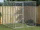 vidaXL Cuccia per Cani da Esterno Argento 2x2x2 m Acciaio Zincato