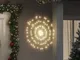 vidaXL Illuminazioni di Natale Galassia 140 LED 8pz Bianco Caldo 17 cm