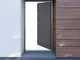 vidaXL Porta Ingresso Antracite 110x207,5 cm in Alluminio