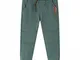 vidaXL Pantaloni Tuta per Bambini Verde Scuro 128