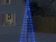 vidaXL Illuminazione Albero di Natale con Picchetti 570LED Blu 300cm