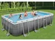 Bestway Set Piscina Rettangolare Power Steel 549x274x122 cm