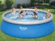 Bestway Set Piscina Gonfiabile Rotonda Fast Set 457x122 cm