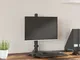 vidaXL Supporto per Monitor in Acciaio Nero VESA 75/100 mm