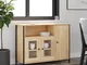 vidaXL Credenza Rovere Sonoma 100x35x75 cm in Legno Multistrato