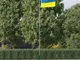 vidaXL Bandiera dell'Ucraina con Occhielli in Ottone 90x150 cm