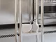 vidaXL Tavolo da Lavoro da Cucina 55x30x85 cm in Acciaio Inossidabile