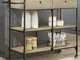 vidaXL Carrello da Cucina Rovere Sonoma 105x42x95 cm Legno Multistrato